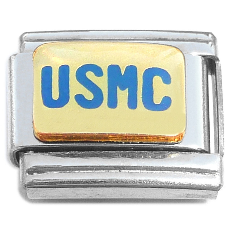 USMC United States Marine Corps Italian Charm