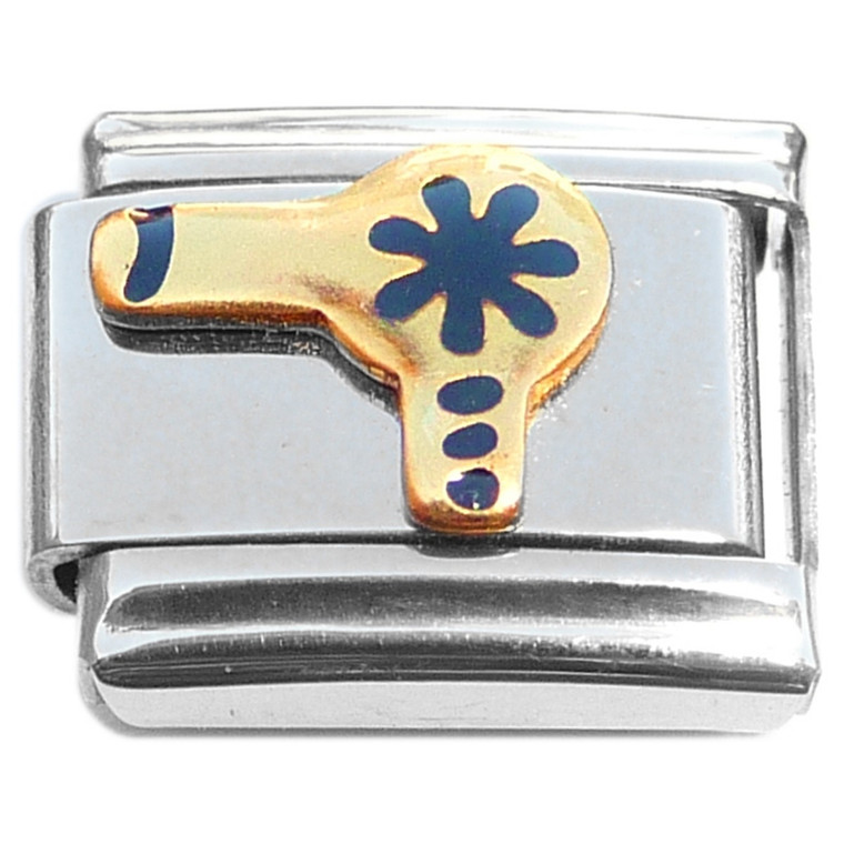 Hair Dryer Black Blowdryer Italian Charm