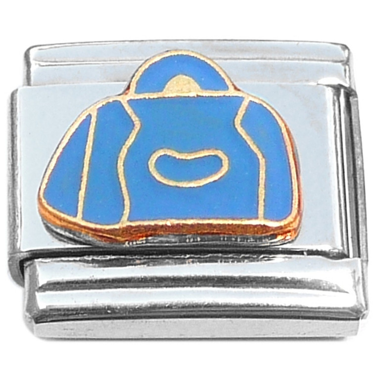 Bag Purse Handbag Blue Italian Charm