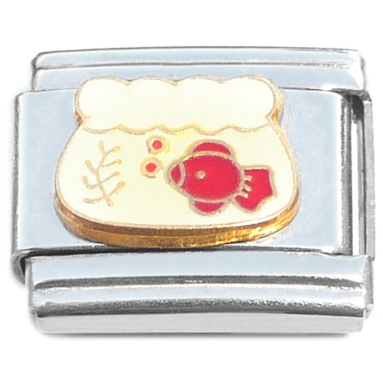 Fishbowl Pet Red Fish Italian Charm