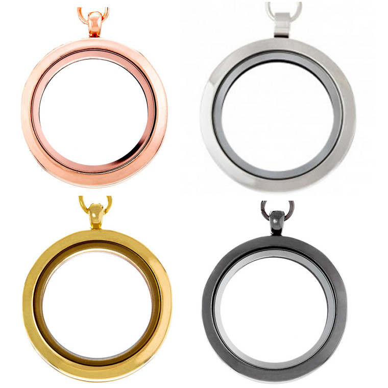 1 CENT Round Locket 30mm with Necklace (1 per order)