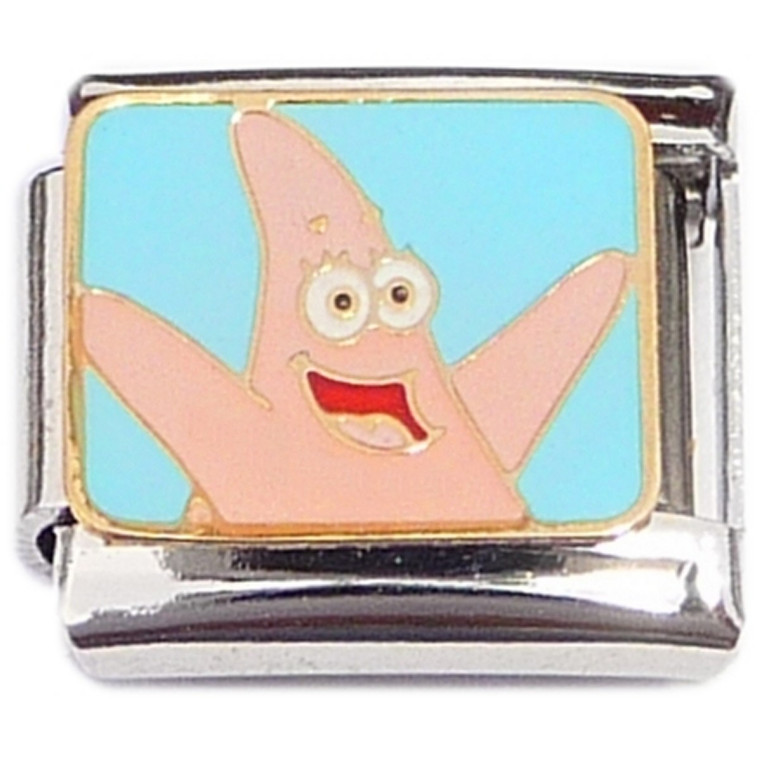 Patrick Star Cartoon Italian Charm