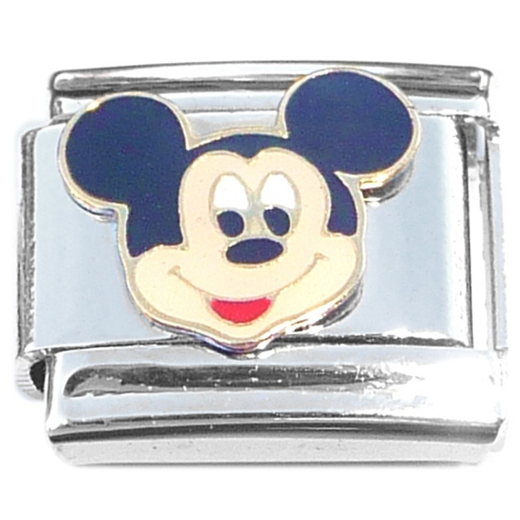 Mouse Face Classic Cartoon Italian Charm