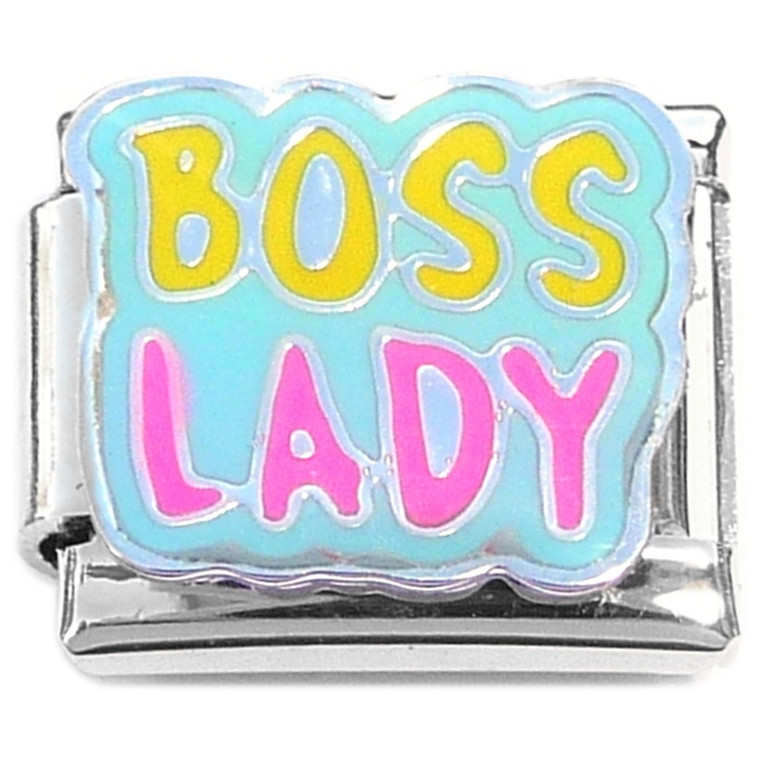 Boss Lady Woman Italian Charm