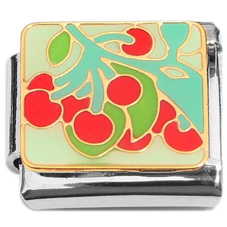 Cherries Fruit Tree Branch Italian Charm