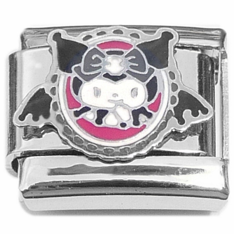 Kuromi White Rabbit Italian Charm