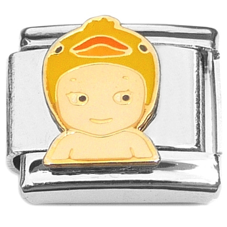 Cute Duck Angel Italian Charm