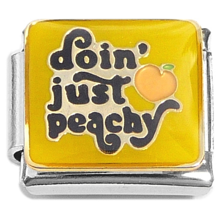 Doing Just Peachy Italian Charm