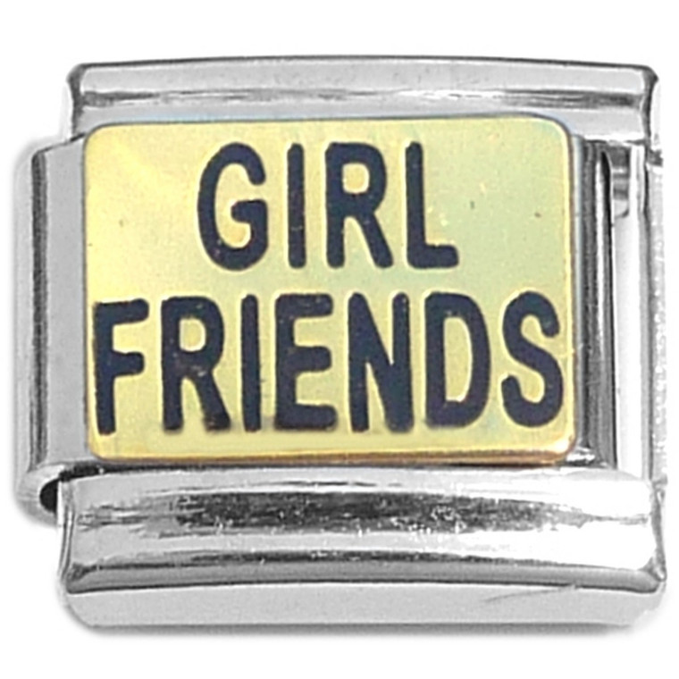 Girl Friends Phrase Italian Charm