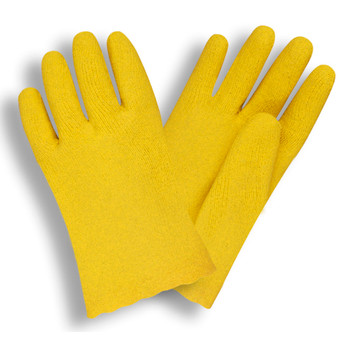 6500XL TEXTURED  YELLOW VINYL COATED  MACHINE KNIT SHELL  10-INCH Cordova Safety Products