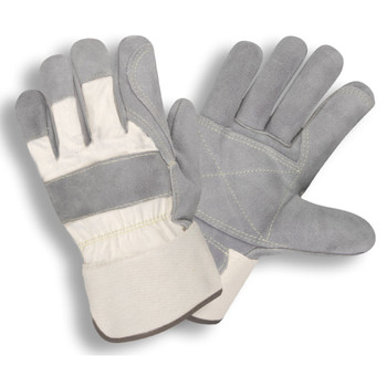 1051XL SIDE SPLIT  DOUBLE PALM  WHITE CANVAS BACK  RUBBERIZED SAFETY CUFF  KEVLAR SEWN  Cordova Safety Products