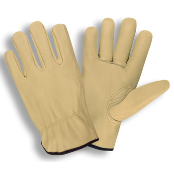 8210M STANDARD GRAIN COWHIDE DRIVER  UNLINED  SHIRRED ELASTIC BACK  KEYSTONE THUMB                                                                   Cordova Safety Products