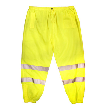 P1012XL/3XL COR-BRITE  CLASS E  LIME MESH PANTS  2-INCH SILVER REFLECTIVE TAPE  ELASTIC WAIST WITH DRAWSTRING AND BARREL CLOSURE  HOOK & LOOP ANKLE CLOSURES  BACK POCKET  Cordova Safety Products
