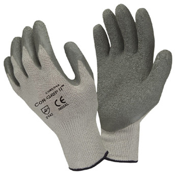 3895M COR-GRIP II   10-GAUGE  GRAY POLY/COTTON SHELL  GRAY LATEX PALM COATING Cordova Safety Products