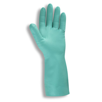 4530M STANDARD GREEN NITRILE  UNLINED  15-MIL  DIAMOND EMBOSSED GRIP Cordova Safety Products