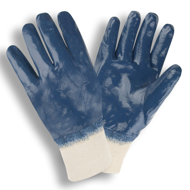 6885M STANDARD DIPPED NITRILE  FULLY COATED  INTERLOCK LINED  KNIT WRIST Cordova Safety Products