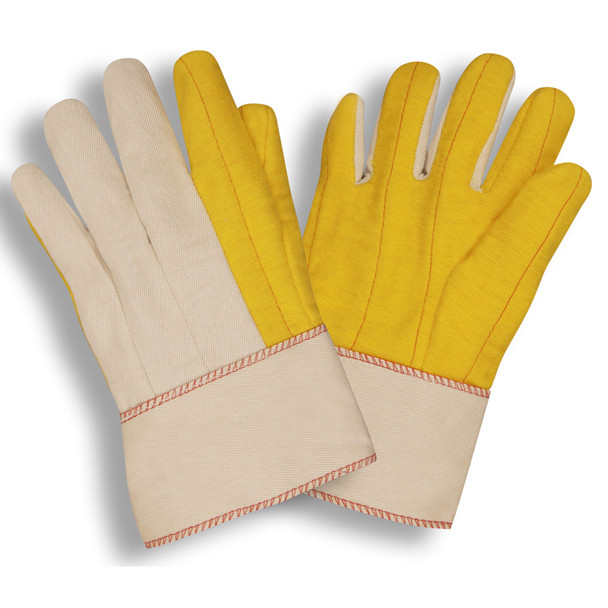 2316S YELLOW CHORE WITH CANVAS BACK  PE SAFETY CUFF Cordova Safety Products