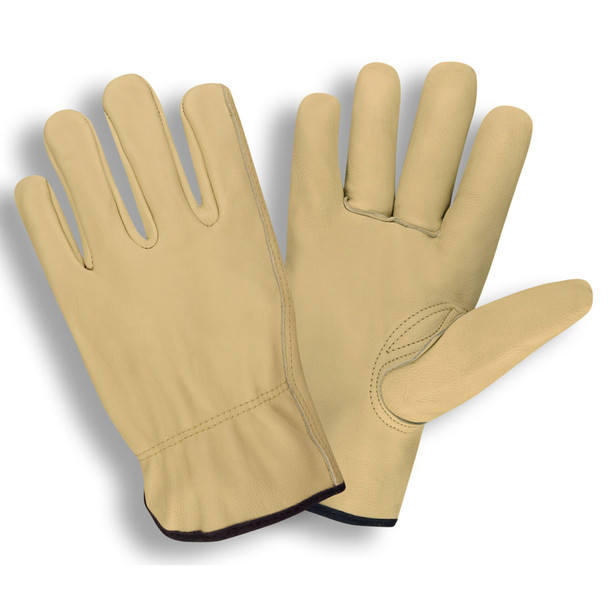 8210AXL SELECT GRAIN COWHIDE DRIVER  UNLINED  SHIRRED ELASTIC BACK  KEYSTONE THUMB                                                                   Cordova Safety Products