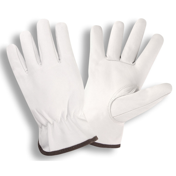 8501L STANDARD GRAIN GOATSKIN DRIVER  UNLINED  SHIRRED ELASTIC BACK  STRAIGHT THUMB Cordova Safety Products