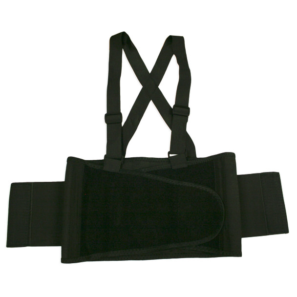 SB-XL BACK SUPPORT BELT WITH ATTACHED SUSPENDERS  QUICK ADJUST ELASTIC OUTER PANELS  Cordova Safety Products