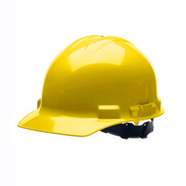 H24S2 DUO  YELLOW CAP-STYLE HELMET  4-POINT PINLOCK SUSPENSION Cordova Safety Products