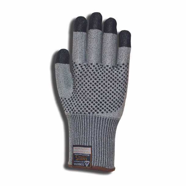 3759M MONARCH-DOTS /13-GAUGE GRAY TAEKI5 SHELL  2-SIDE NITRILE DOTS AND FINGERTIPS  ANSI CUT LEVEL 3 Cordova Safety Products