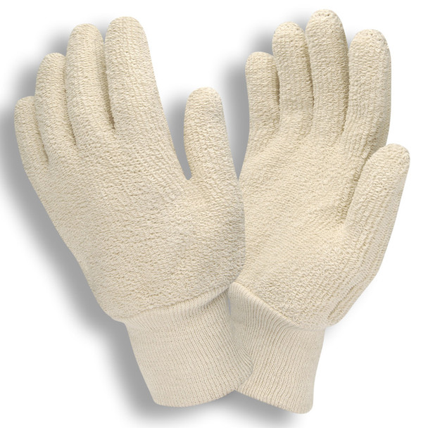 3224S 24 OZ  NATURAL  LOOP-OUT  KNIT WRIST Cordova Safety Products