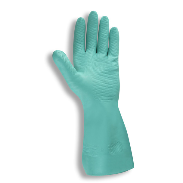4430M STANDARD GREEN NITRILE  UNLINED  11-MIL  DIAMOND EMBOSSED GRIP Cordova Safety Products