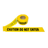 T40102 4 MIL Barricade Tape  YELLOW CAUTION DO NOT ENTER Cordova Safety Products