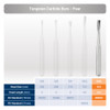 Dental Bur - Pear 333L - 19mm FG (standard length) - 5 pack