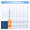 Dental Bur - Round 1/4 - 16mm FG (feline length) - 5 pack