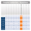 Dental Bur - Round 5 - 22mm RA - 5 pack