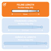 Dental Bur - Xcut Fissure Taper 701 - 16mm FG (feline length) - 5 pack