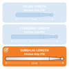 Dental Bur - Xcut Fissure Taper 702L - 25mm FG (surgical length) - 5 pack