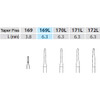 Dental Bur - Taper Fissure 169L - 25mm FG (surgical length) - 5 pack