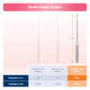 Dental Bur - Round 4 Mueller 22 mm RA - 5 pack
