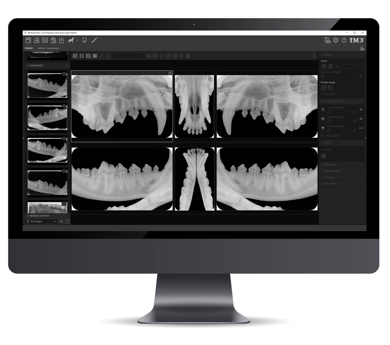 Dental XRay Software Vet Exam Pro iM3 The Global Name in