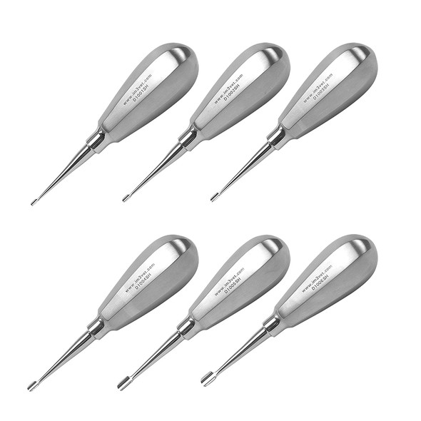 6 Piece Winged Elevator Set - Stubby Handle