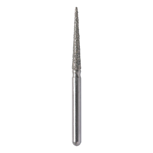 Dental Bur - Diamond Conical Pointed 859 - Med Grit - 22.5mm FG (standard length) - 5 pack