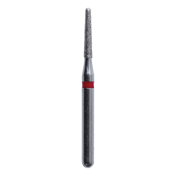 Dental Bur - Diamond Conical Round 855 - Fine Grit - 19mm FG (standard length) - 5 pack