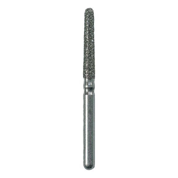 Dental Bur - Diamond Round End Taper 856L - Med Grit - 19mm FG (standard length) - 5 pack