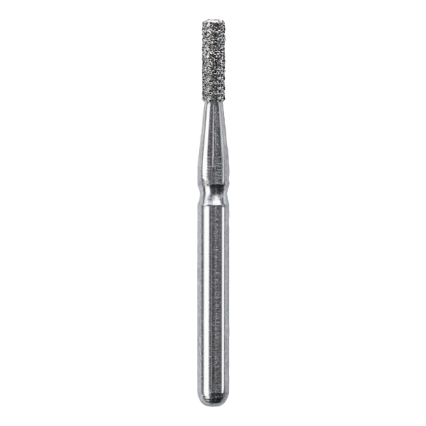 Diamond Bur - Flat End Cylinder Med Grit 22 mm RA - 5 pack