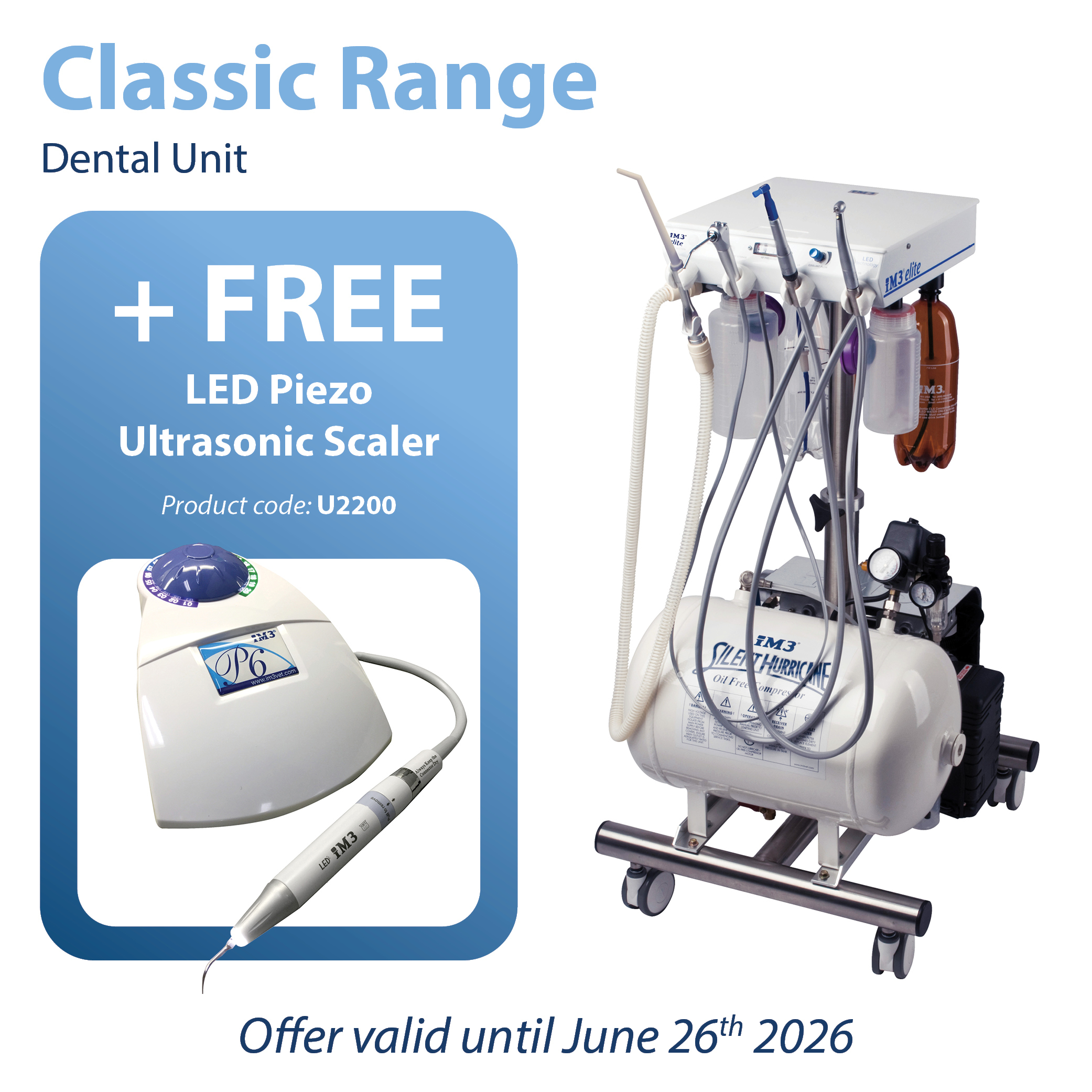 Classic Range + FREE LED Piezo Ultrasonic Scaler