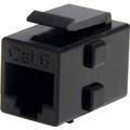 StarTech.com Cat 6 RJ45 Keystone Jack Network Coupler - F/F - 1 x RJ-45 Network Female - 1 x RJ-45 Network Female - Black - 1 Each