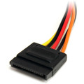StarTech.com 8in 15 pin SATA Power Extension Cable - For Disk Drive - 8" Cord Length - SATA / SATA - 1 Each
