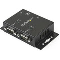 StarTech.com 2 Port Industrial Wall Mountable USB to Serial Adapter Hub with DIN Rail Clips - External - USB - PC, Mac - 2 x Number of Serial Ports External - 1 x Number of USB Ports - 1 - TAA Compliant