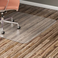 Lorell Nonstudded Chairmat - Tile Floor, Vinyl Floor, Hardwood Floor - 48" Length x 36" Width x 0.060" Thickness - Rectangular - Vinyl - Clear - 1 Each