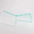 Lorell Phone Stand - 5.50" Height x 11" Width x 10" Depth - Acrylic - Clear, Green