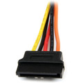 StarTech.com 6in Latching SATA Power Y Splitter Cable Adapter - M/F - For Power Supply, SATA Drive - 6" Cord Length - SATA / SATA - 1 Each