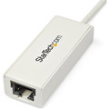 StarTech.com USB 3.0 to Gigabit Ethernet NIC Network Adapter - White - USB 3.0 Type A - 1 Port(s) - 1 x Network (RJ-45) - Twisted Pair - 10/100/1000Base-T - TAA Compliant